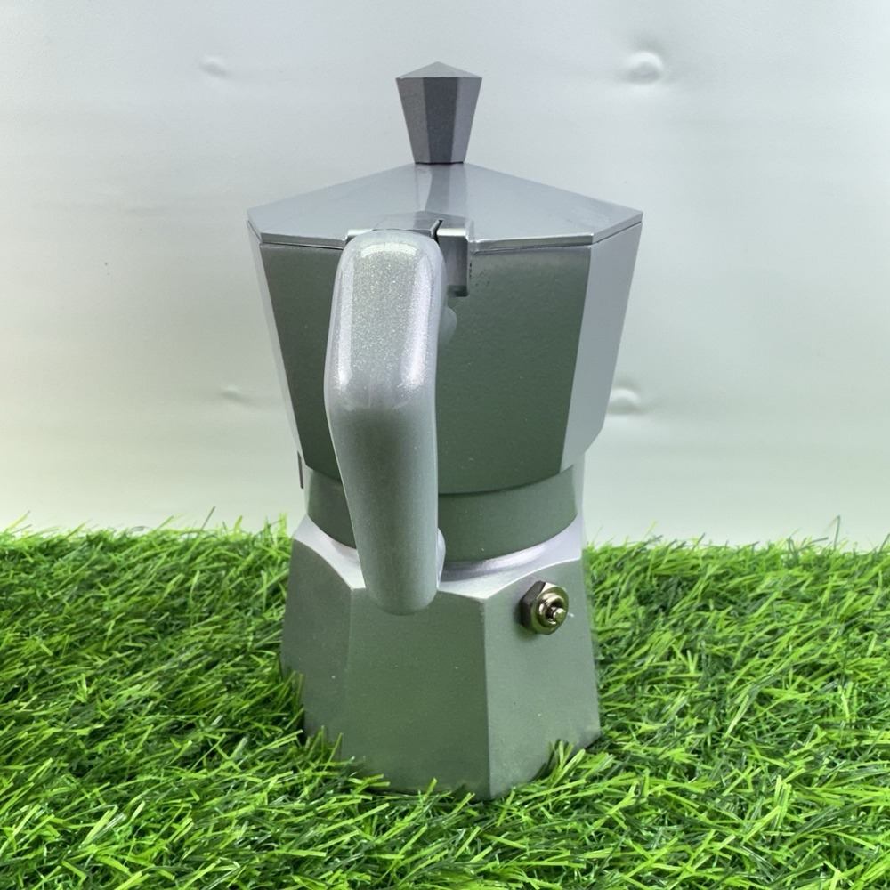 Bialetti Moka Exclusive Stovetop Espresso Maker 3 Cups - Silver 0009053 4.4 oz - Picture 3 of 11
